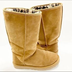 Ugg Tall Boots with Animal Print Size 9